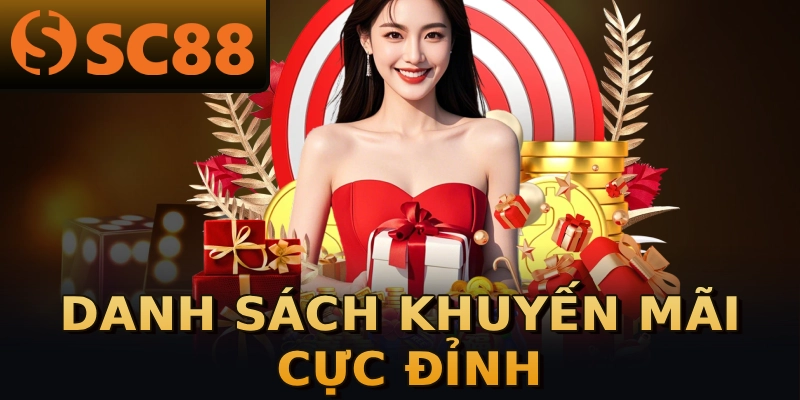 Danh sách khuyến mãi cực đỉnh