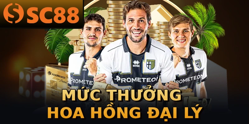 Mức thưởng hoa hồng đại lý