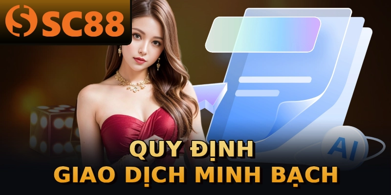 Quy định giao dịch minh bạch